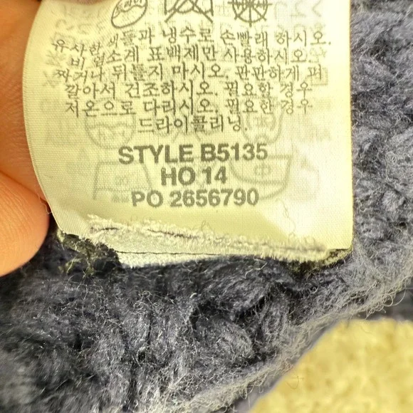 J Crew Women's Navy Knit Infinity Scarf Lambswool Cashmere Winter Capsule - Picture 7 of 8